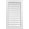 Ekena Millwork Vertical Surface Mount PVC Gable Vent: Functional, w/ 3-1/2"W x 1"P Standard Frame, 24"W x 40"H GVPVE24X4001SF - alternate 1